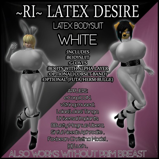 ~RI~ LATEX DESIRE WHITE