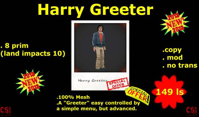 Harry Greeter (box)