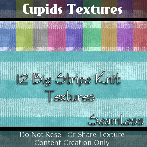 12 Big Stripe Knit Textures