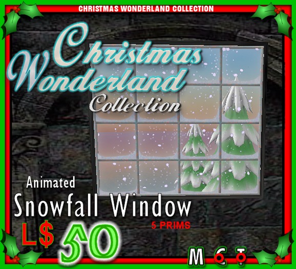 Animated Snowfall Window