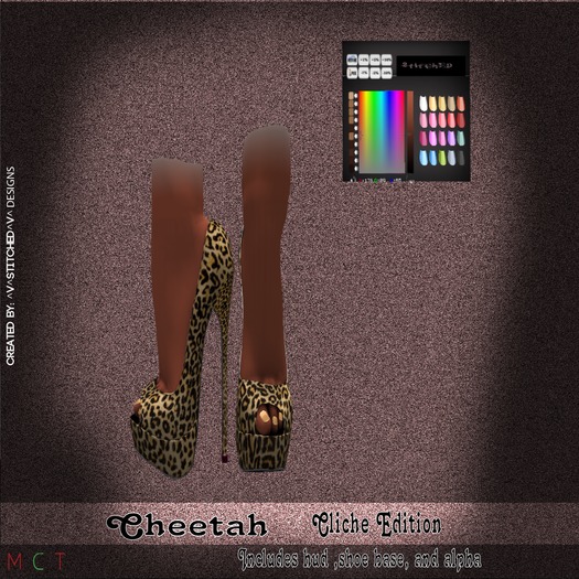 Cheetah heels