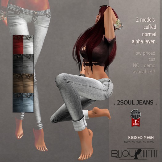 [BiJOU&T] . 2Soul Jeans! fatpack!