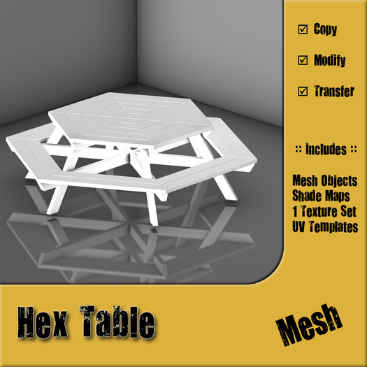 DMF - Hex Table (Mesh) Box