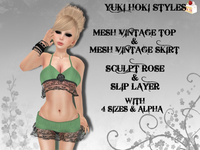 YHS Mesh Vintage Rose Mint