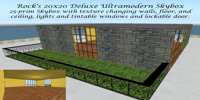 Rock's 20x20 Deluxe Ultramodern Skybox