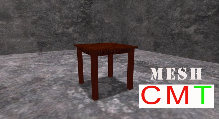 1 prim carved wood side table