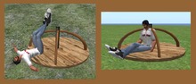 Wingsong Personal Merry Go Round MultiSit - Wood