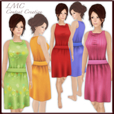 DEMO LMC Mesh Templates - Vintage Dress I - Summery classic day dress
