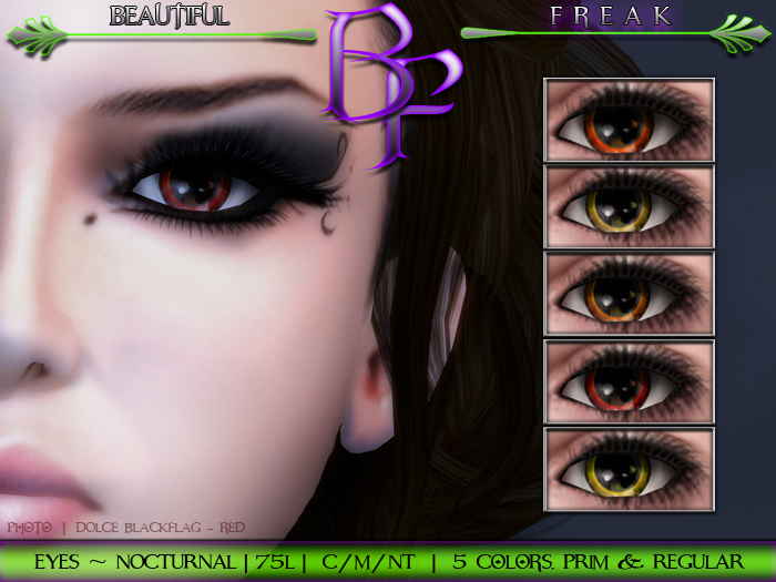 Beautiful Freak - Nocturnal Eyes - cgory fatpack