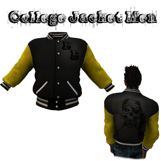 Collegejacketmen (skull)