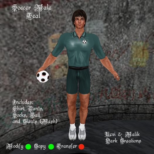 Soccer Male Teal