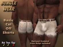 Jungle Wear - "STUD" Jeans Grunge (Black/Black Belt)