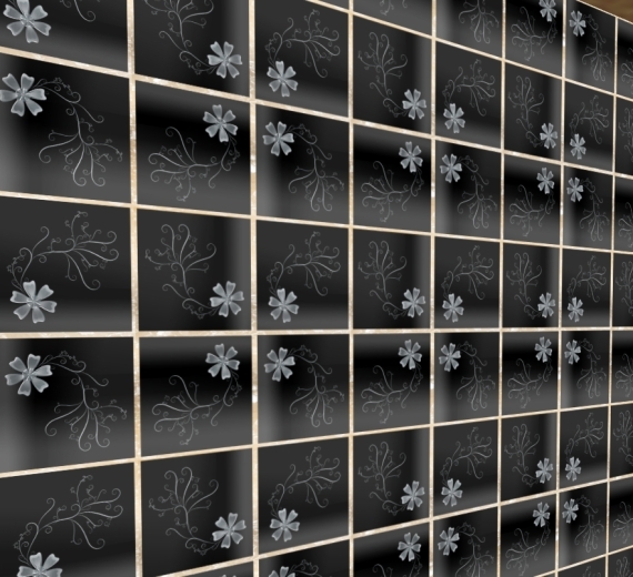 Texture tile black 1