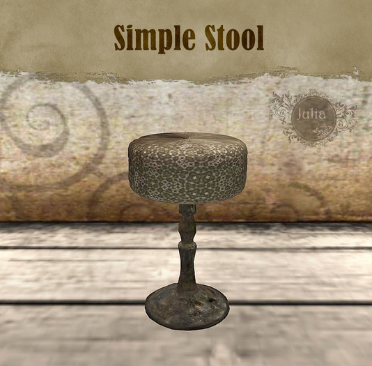 Julia's Stool Rusted