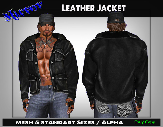 MALE Leather Jacket