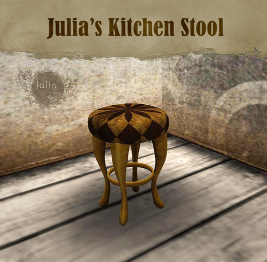 Victorian Steampunk Kitchen Stool tagSteampunk