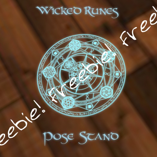 -{Wicked Runes}- Freebie! Pose Stand