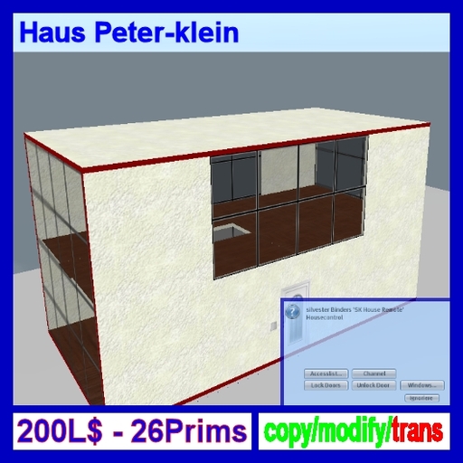 Second Life Marketplace Haus Peterkl by Brenner Furniture
