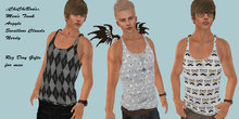 .:ChiChiBoo's:. Men's Tank Swallow Clouds