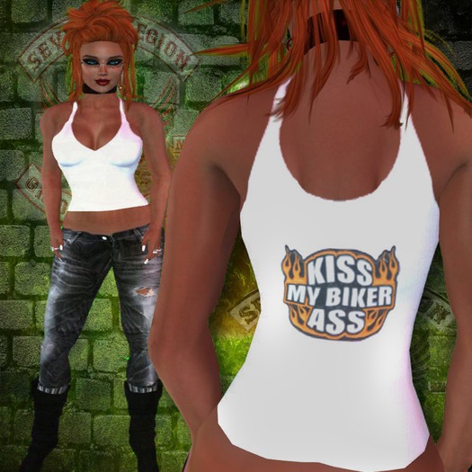 Kissmy Tank Ladies White