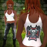 VTwin Tank Ladies White