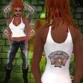 Support Tank Ladies White
