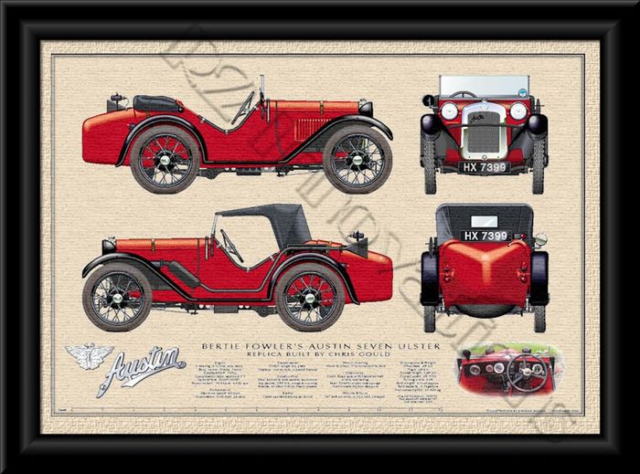 Austin Sports Car Black Frame