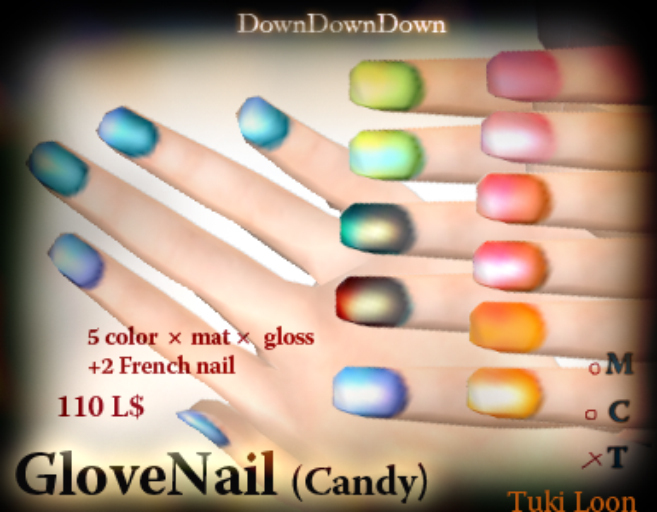 Glove Nail_Candy set