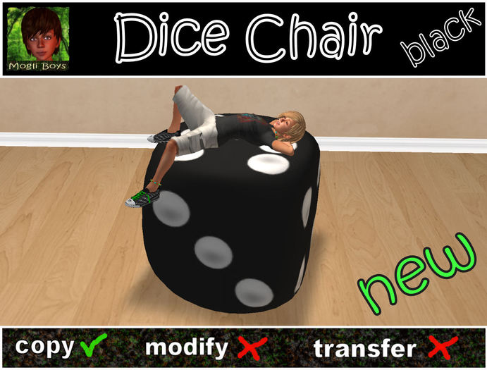 Dice Chair Black