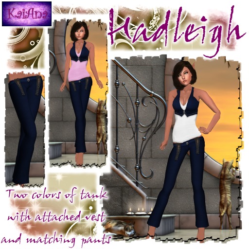 Hadleigh - Navy   *FOR PETITES MESH AVATARS*