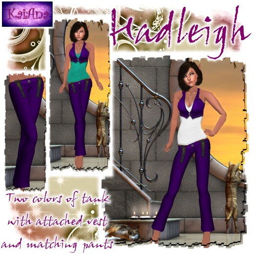 Hadleigh - Purple   *FOR PETITES MESH AVATARS*