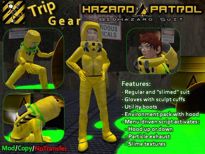 TripGear Hazard Patrol Biohazard Suit