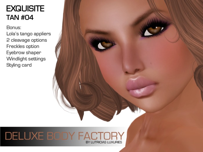 Exquisite skin collection + Lolas appliers (Tan #04)
