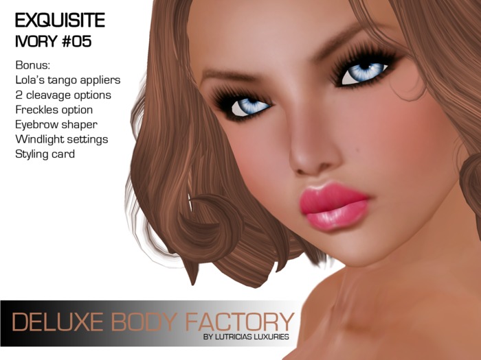 Exquisite skin collection + Lolas appliers (Ivory #05)