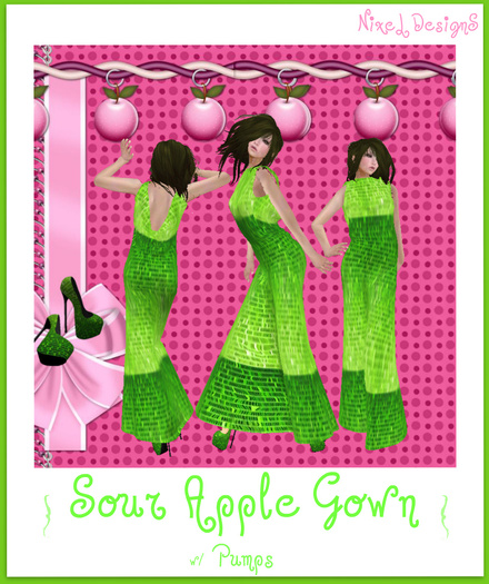 Sour Apple Gown Set~NixeL DesignS
