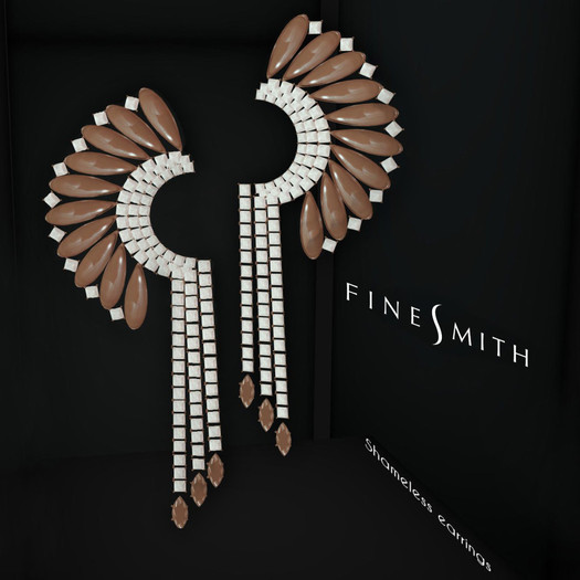 FINESMITH Shameless earrings earth