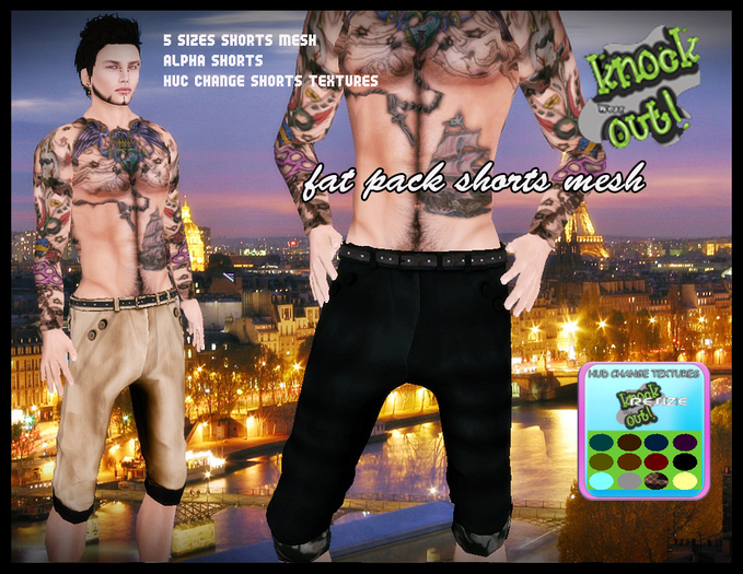 ..::Knockout!..:: FAT PACK KIT 1 SHORTS MEN