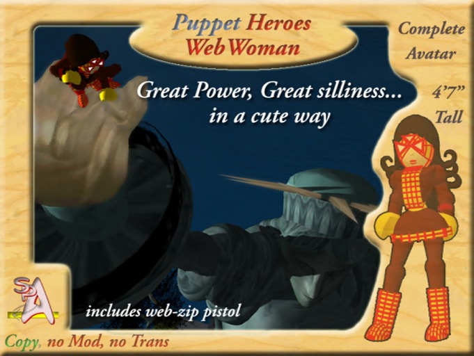 Puppet Heroes - Webwoman Boxed