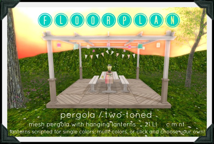 floorplan. pergola / two-toned [ boxed ]
