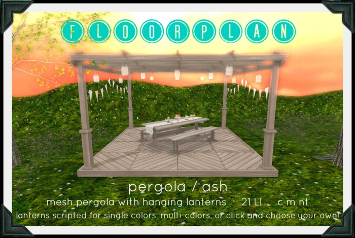 floorplan. pergola / ash [ boxed ]