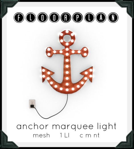 floorplan. anchor marquee light [ boxed ]