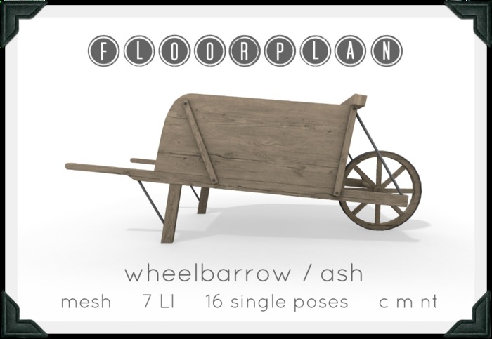 floorplan. wheelbarrow / ash [ boxed ]