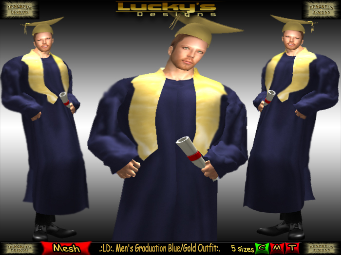 .:LD:. Men's Graduation Black/Red Outfit:.