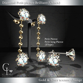 ((Crystal Line))Diamond Petit pierce-Brilliant set(wear)