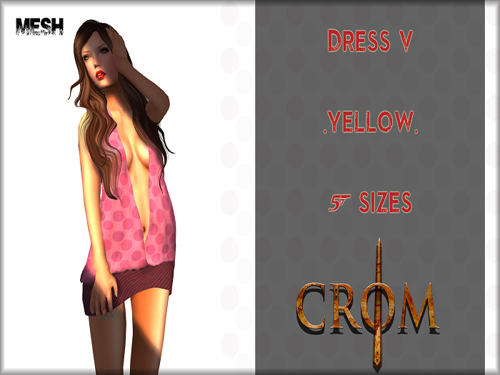 -CroM- Dress V - Pink (Bag wear)