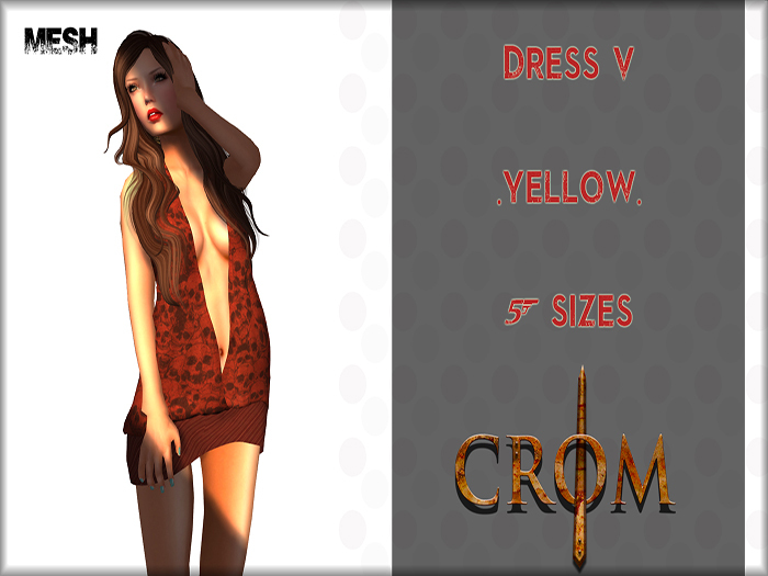 -CroM- Dress V - Red (Bag wear)