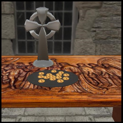 Communion Bread (Hands out bread)