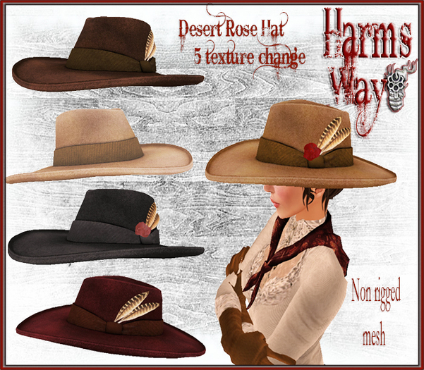 Harm's Way Desert Rose Hat 5 texture change