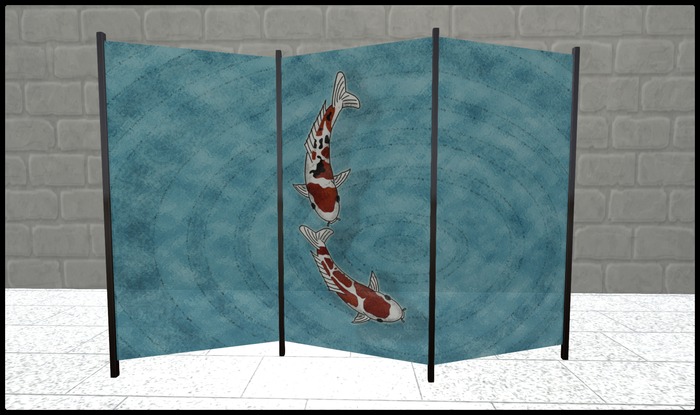 Koi Shoji (Screen, Room Divider)