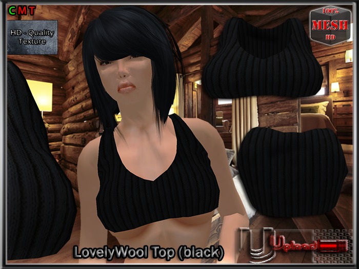 Upload[_]:: - LovelyWool Top (black)